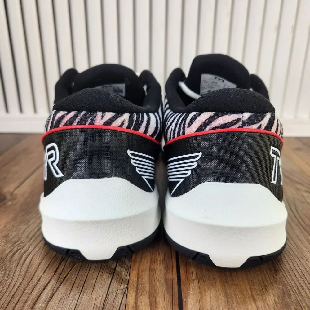 TYR CXT-2F Trainer Shoes Womens Size 10 Black White Zebra Athletic Gym Sneakers